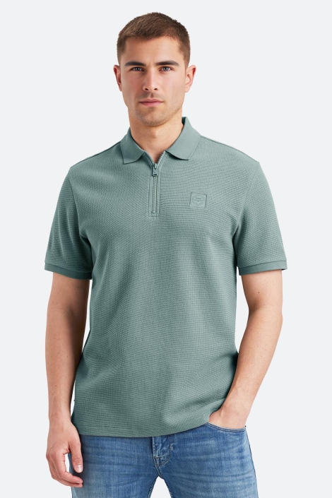 PME legend short sleeve polo flatback waffle